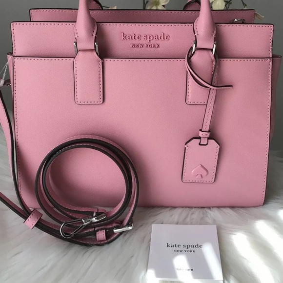 Cameron medium satchel carnation pink kate spade - Picture 6 of 11
